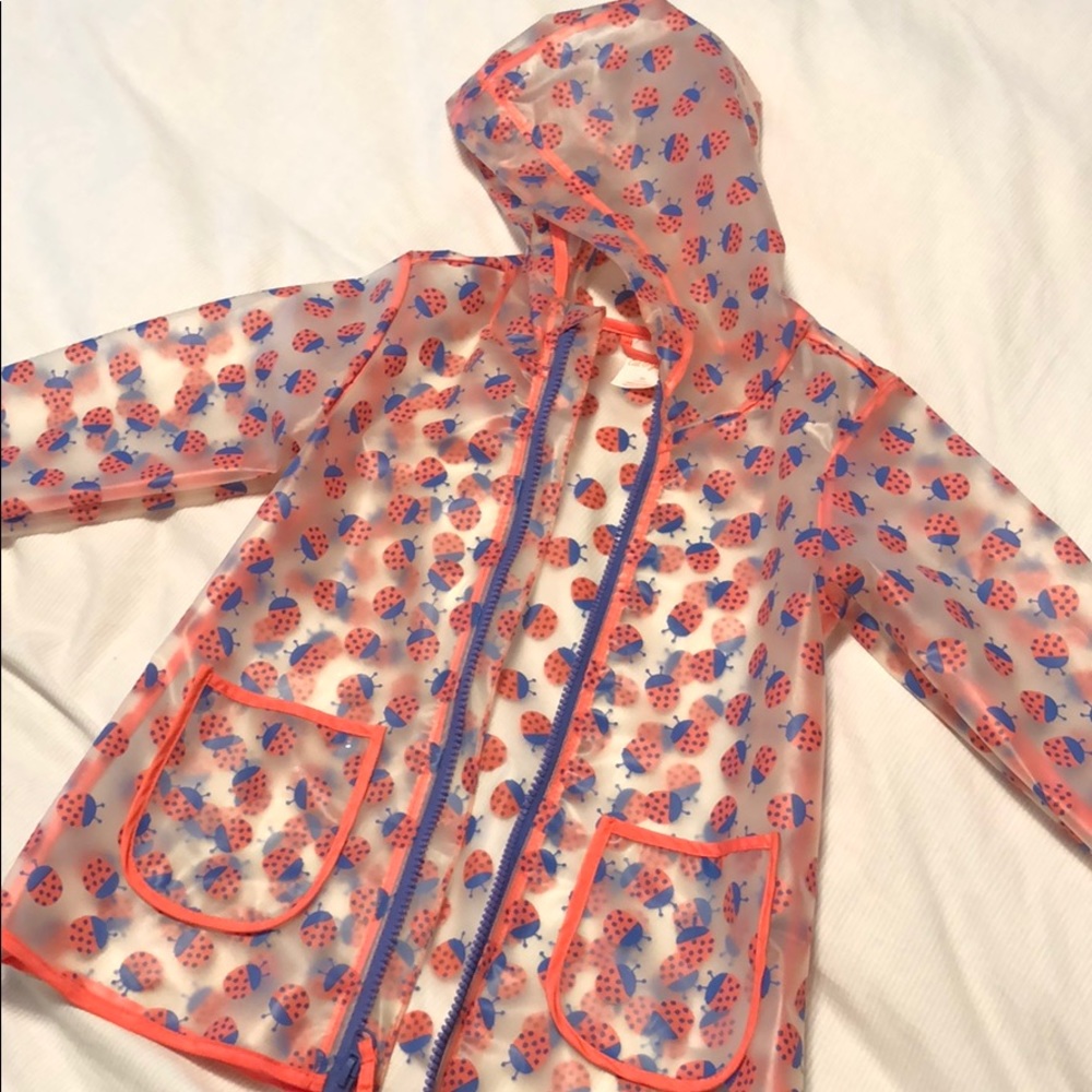 Cat & Jack size 3T ladybug raincoat